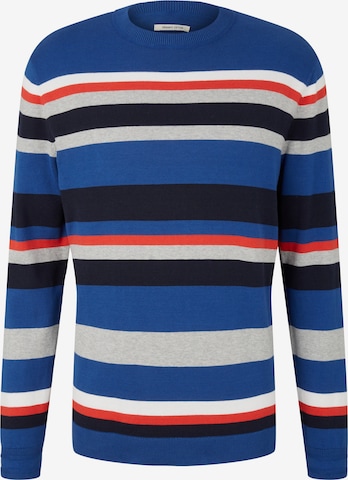 Pull-over TOM TAILOR en bleu : devant