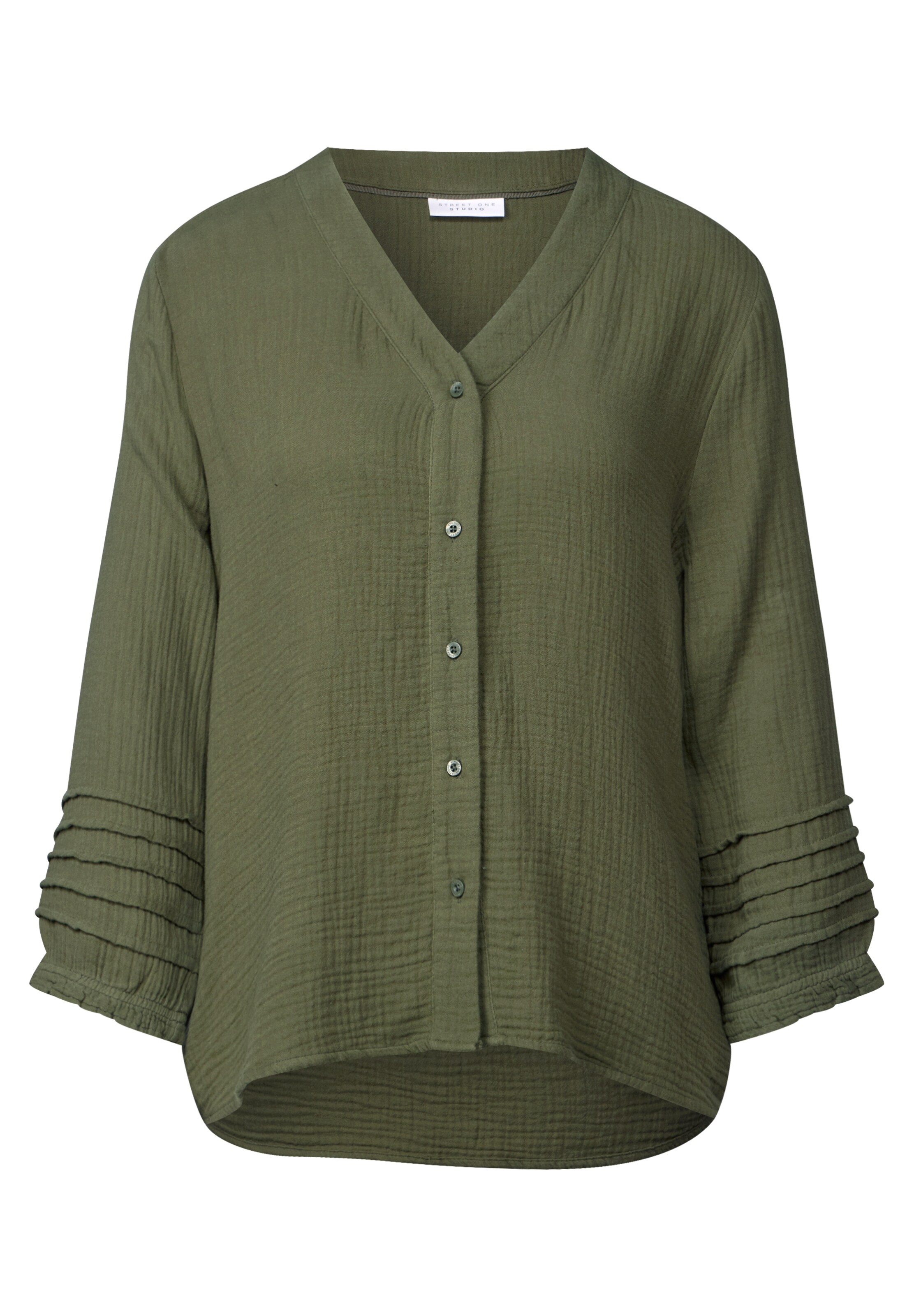 Street One Studio Bluse in Grün: Vorderseite