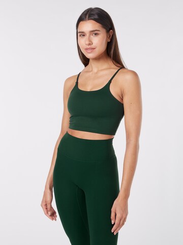 YO-GAYA Bustier Sport bh in Groen: voorkant