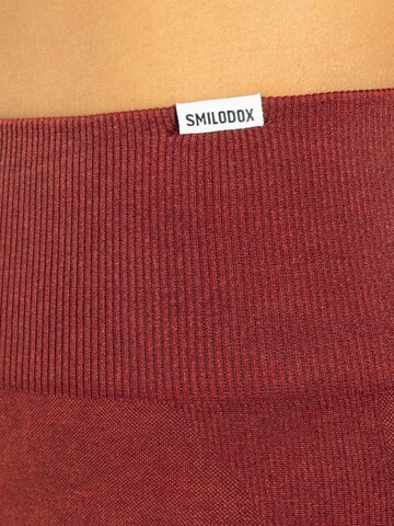 Smilodox Slimfit Leggings 'Yune' in Rood