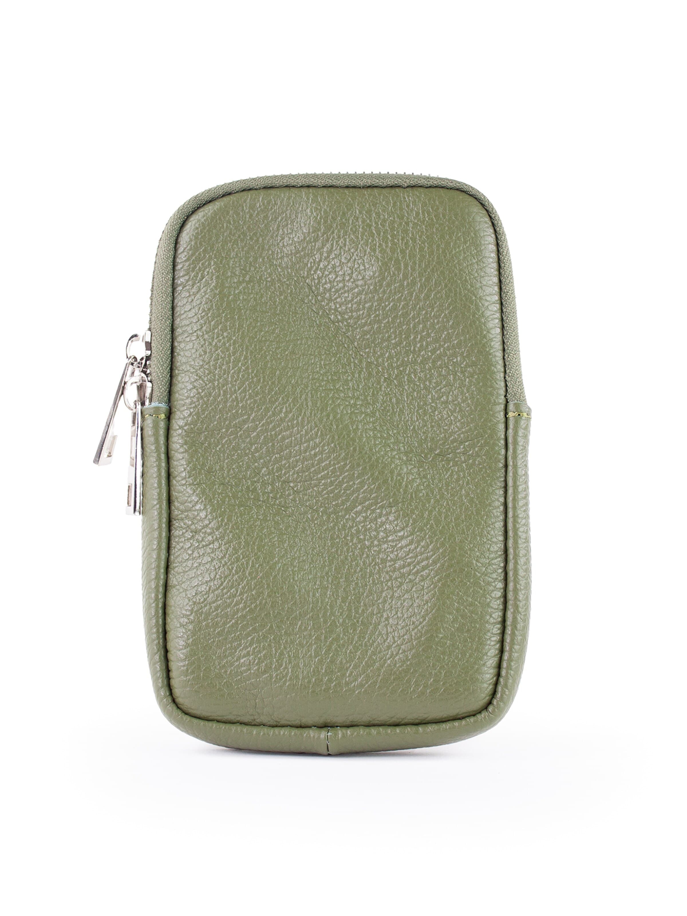 Borsa a tracolla 'NANI' di lePelou in verde: frontale