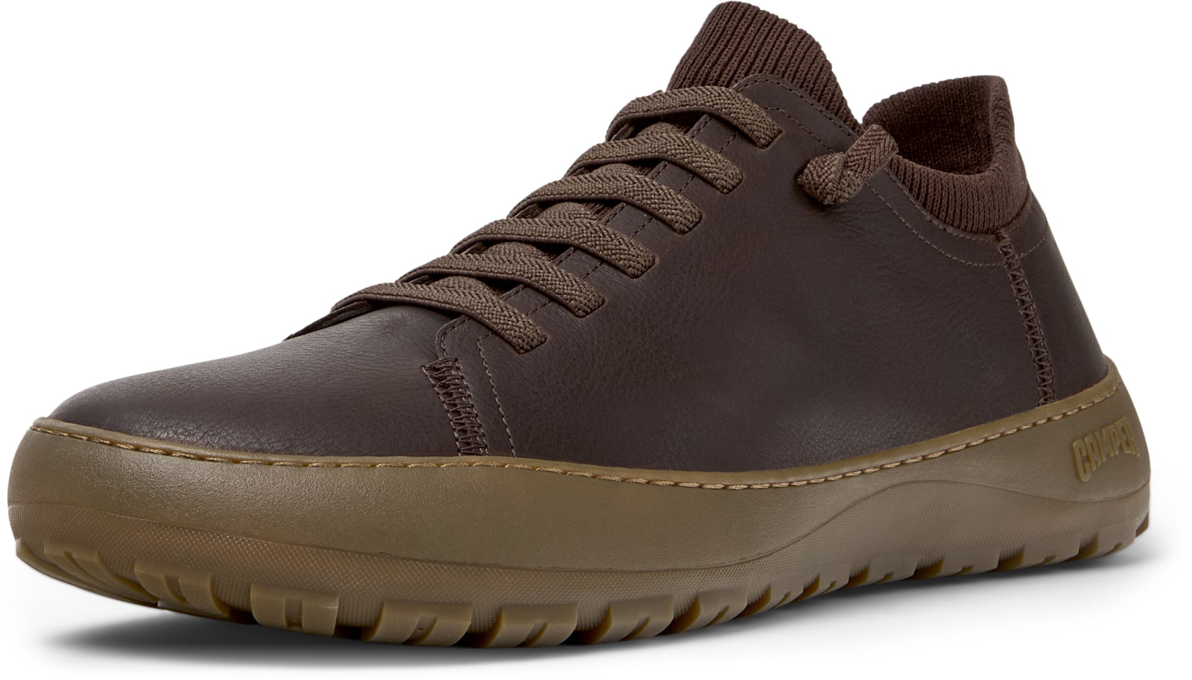 CAMPER Sneakers laag 'Peu Serra' in Bruin: voorkant