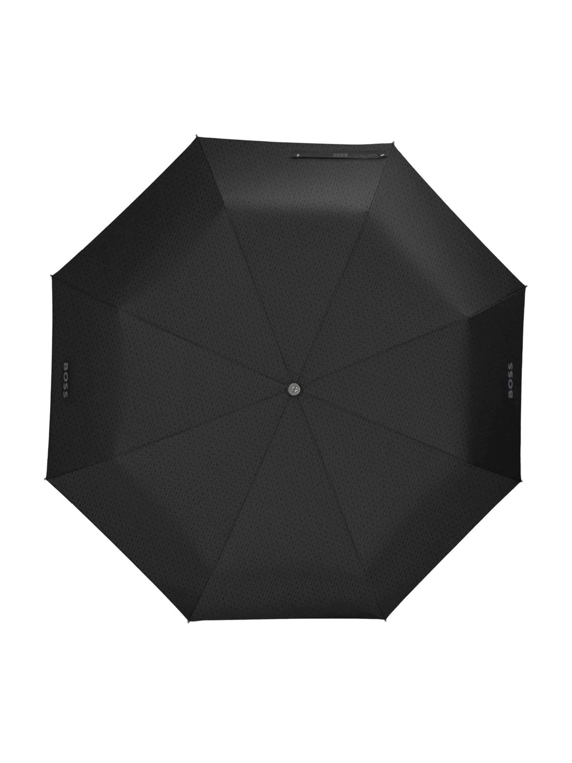 BOSS Paraplu 'Pocket umbrella Double B' in Grijs