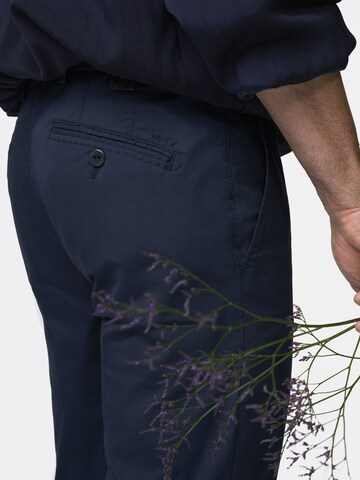 Coupe slim Pantalon chino MMX Germany en bleu