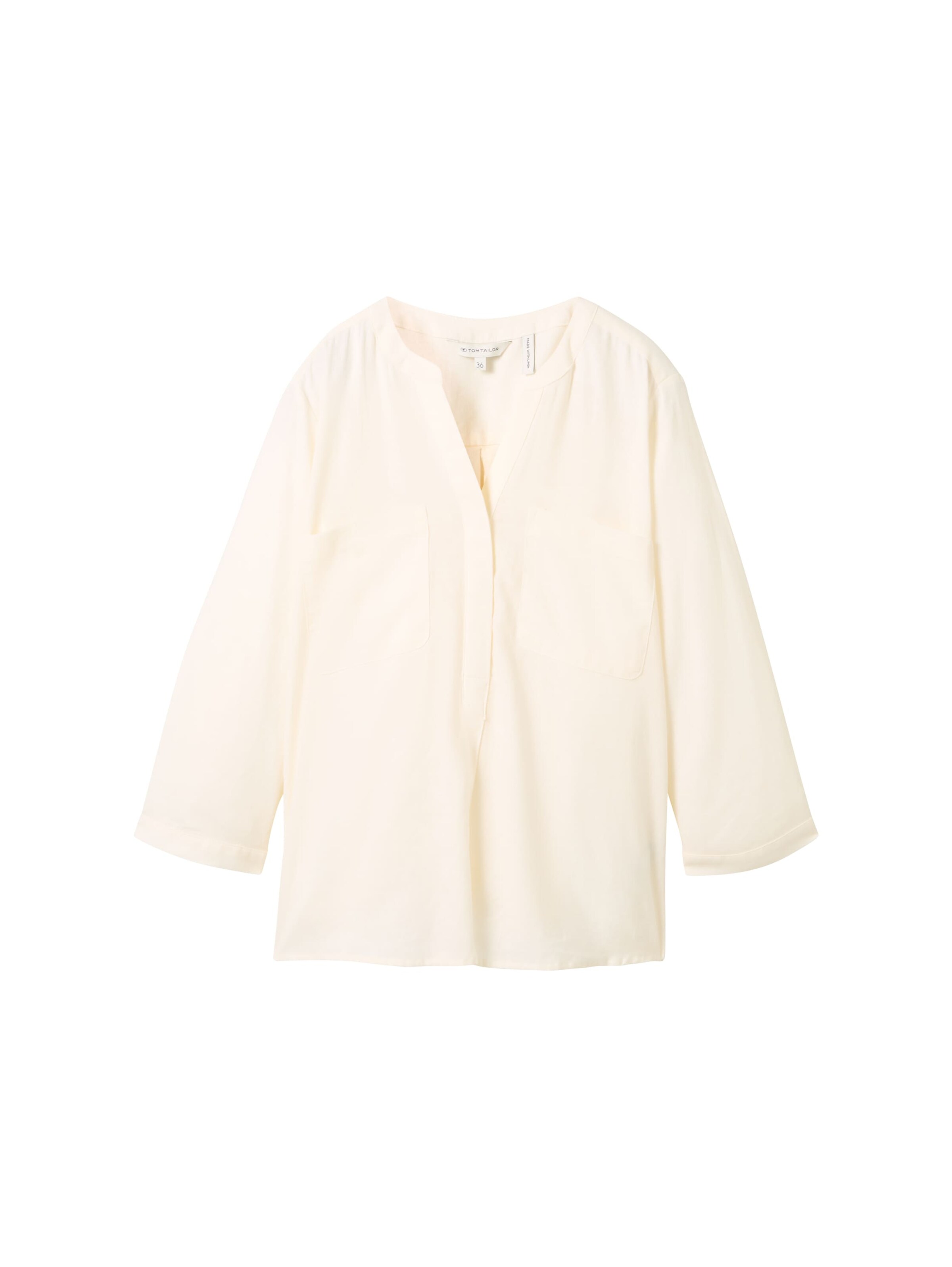 TOM TAILOR Blouse in Beige: front