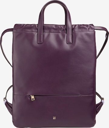 DuDu Backpack in Purple: front