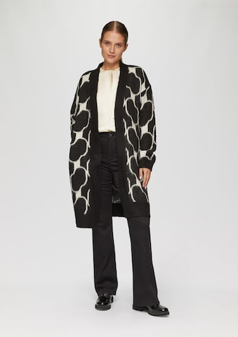 s.Oliver BLACK LABEL Strickjacke in Schwarz