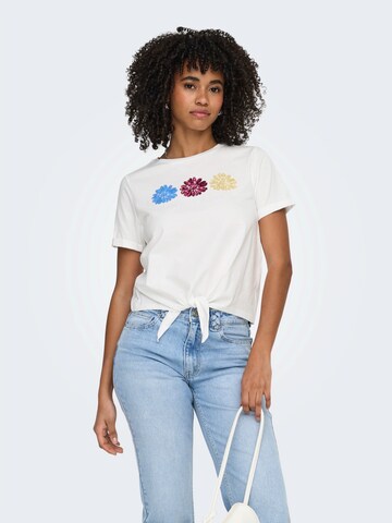 ONLY Tričko 'ONLDORA' - Biela: predná strana