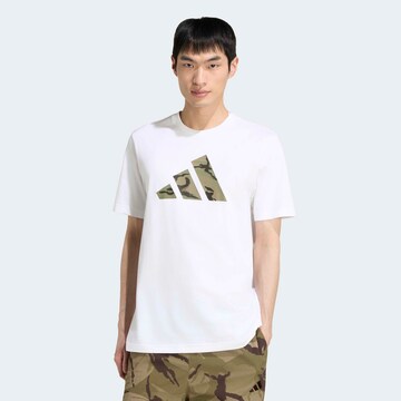 ADIDAS SPORTSWEAR Performance Shirt in White: front