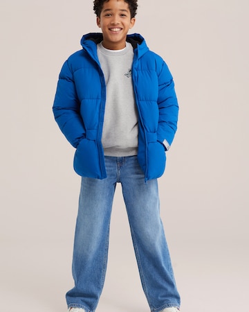 WE Fashion Tussenjas in Blauw