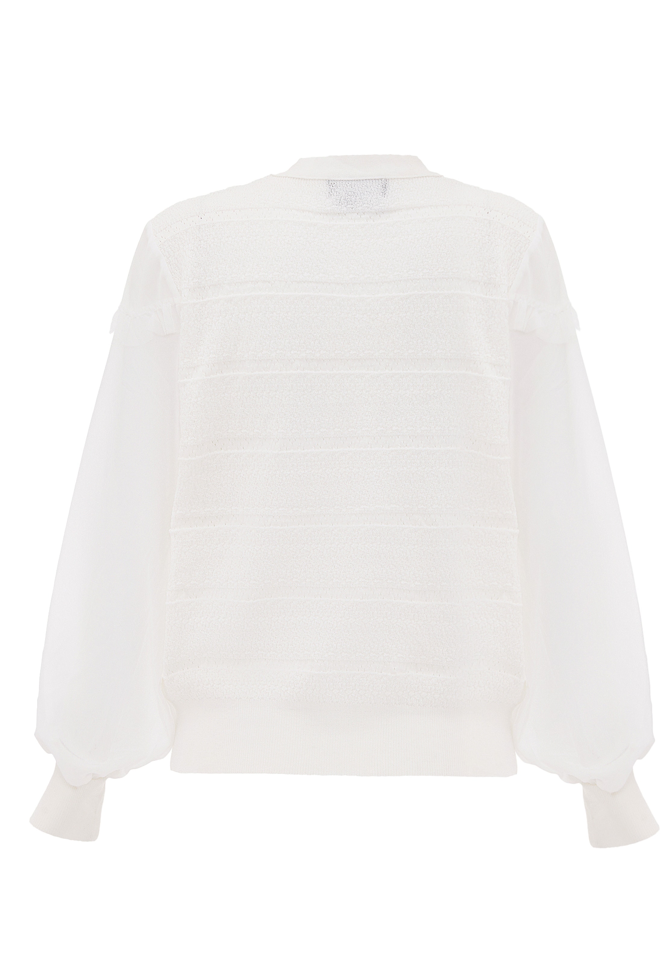 carato - Casaco de malha em branco