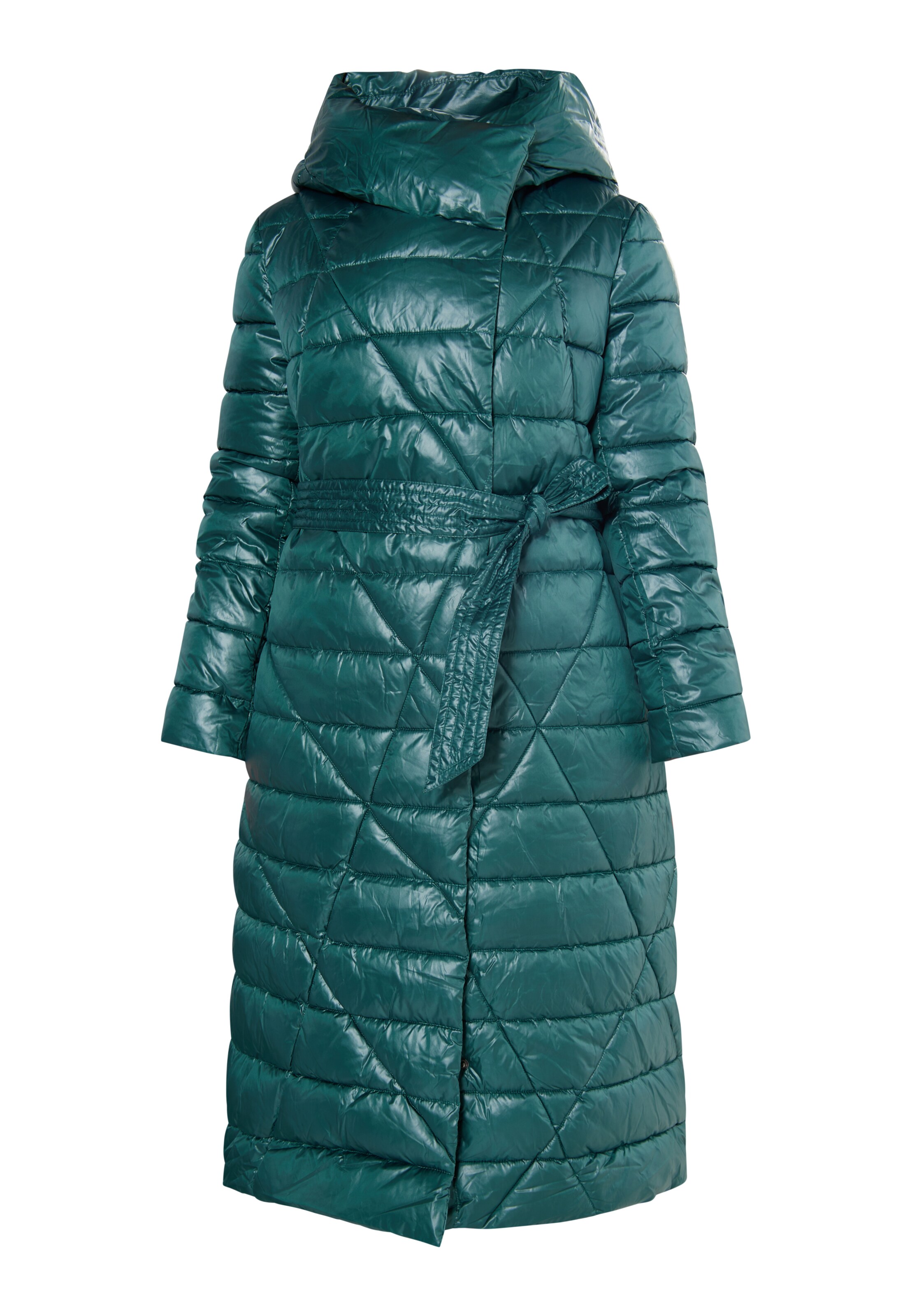 FELIPA Winter coat in Green: front