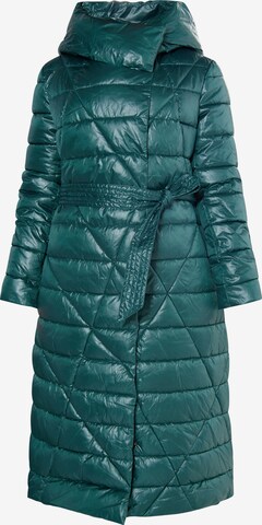 Manteau d’hiver 'lurea' Usha en vert : devant