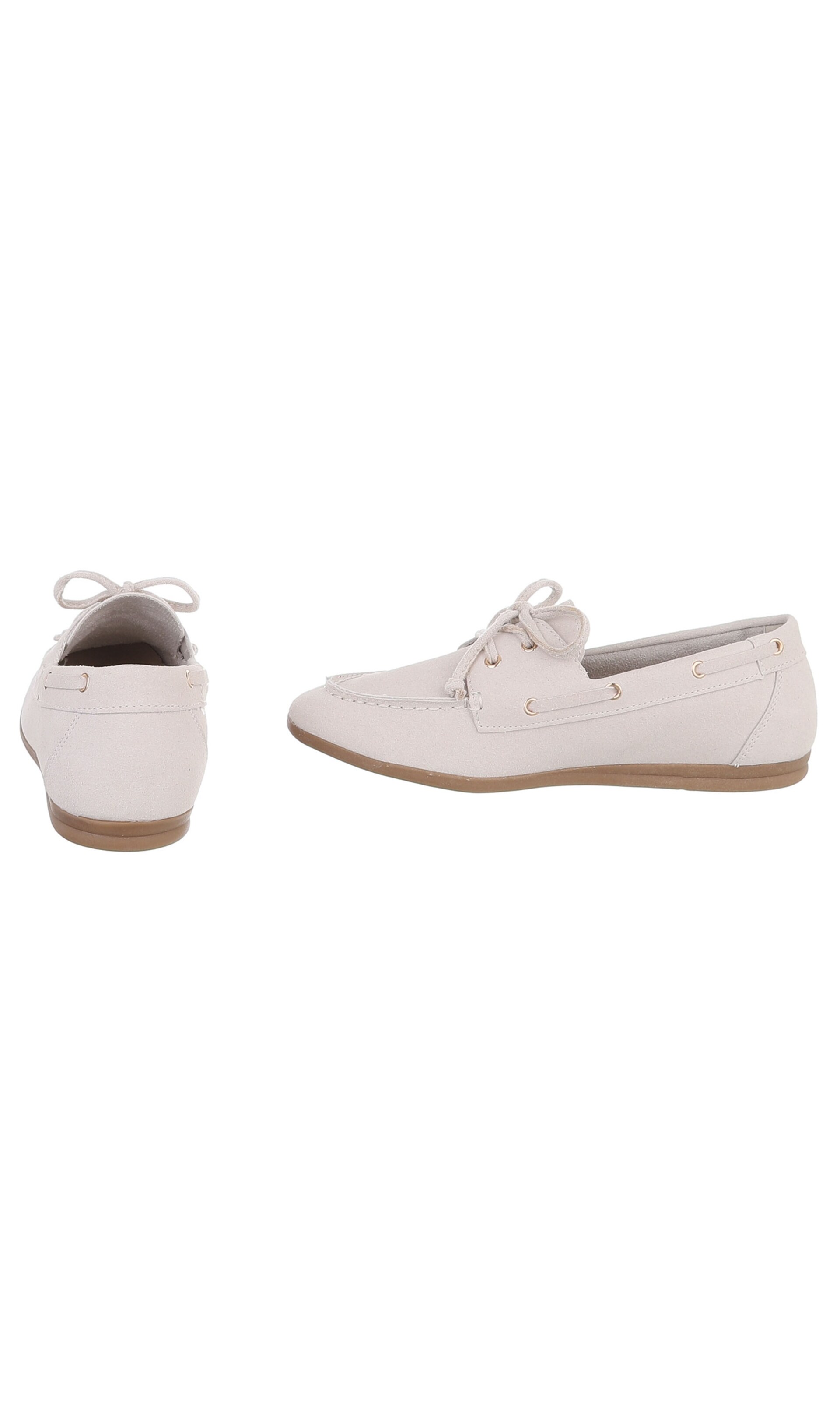 Ital-Design Moccasins in Beige