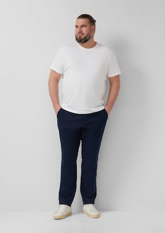 s.Oliver Regular Chino ' DETROIT ' in Blauw