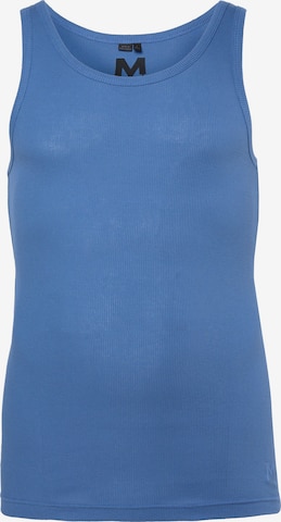 Men Plus Undershirt in Blue: front