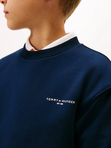 TOMMY HILFIGER Sweatshirt in Blau