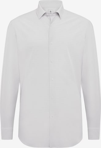 balta Boggi Milano Priglundantis modelis Marškiniai 'B Tech': priekis