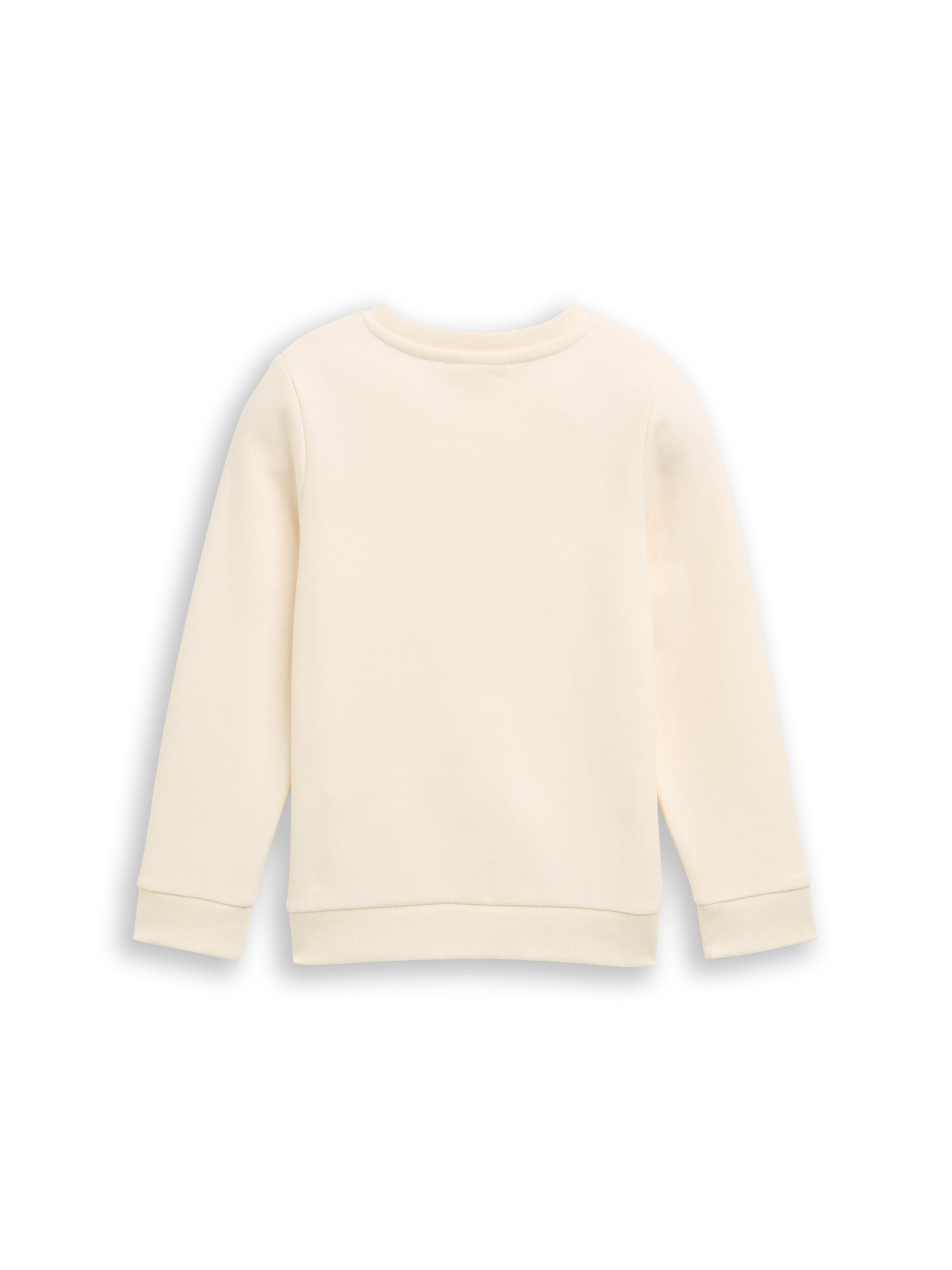 TOM TAILOR Sweatshirt in White