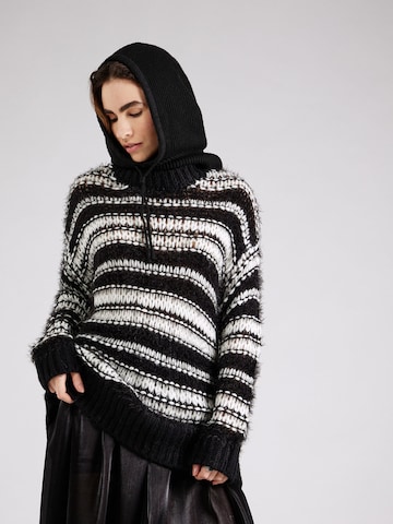 TOPSHOP Sweter w kolorze czarny: przód