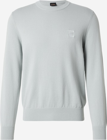 BOSS Свитер 'Kanovano_S' в Серый: спереди