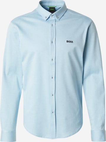 BOSS Button Up Shirt 'B_Motion L' in Blue: front