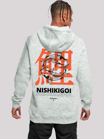 F4NT4STIC Sweatshirt 'Nishikigoi' in Grey: front