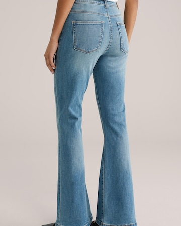 évasé Jean WE Fashion en bleu