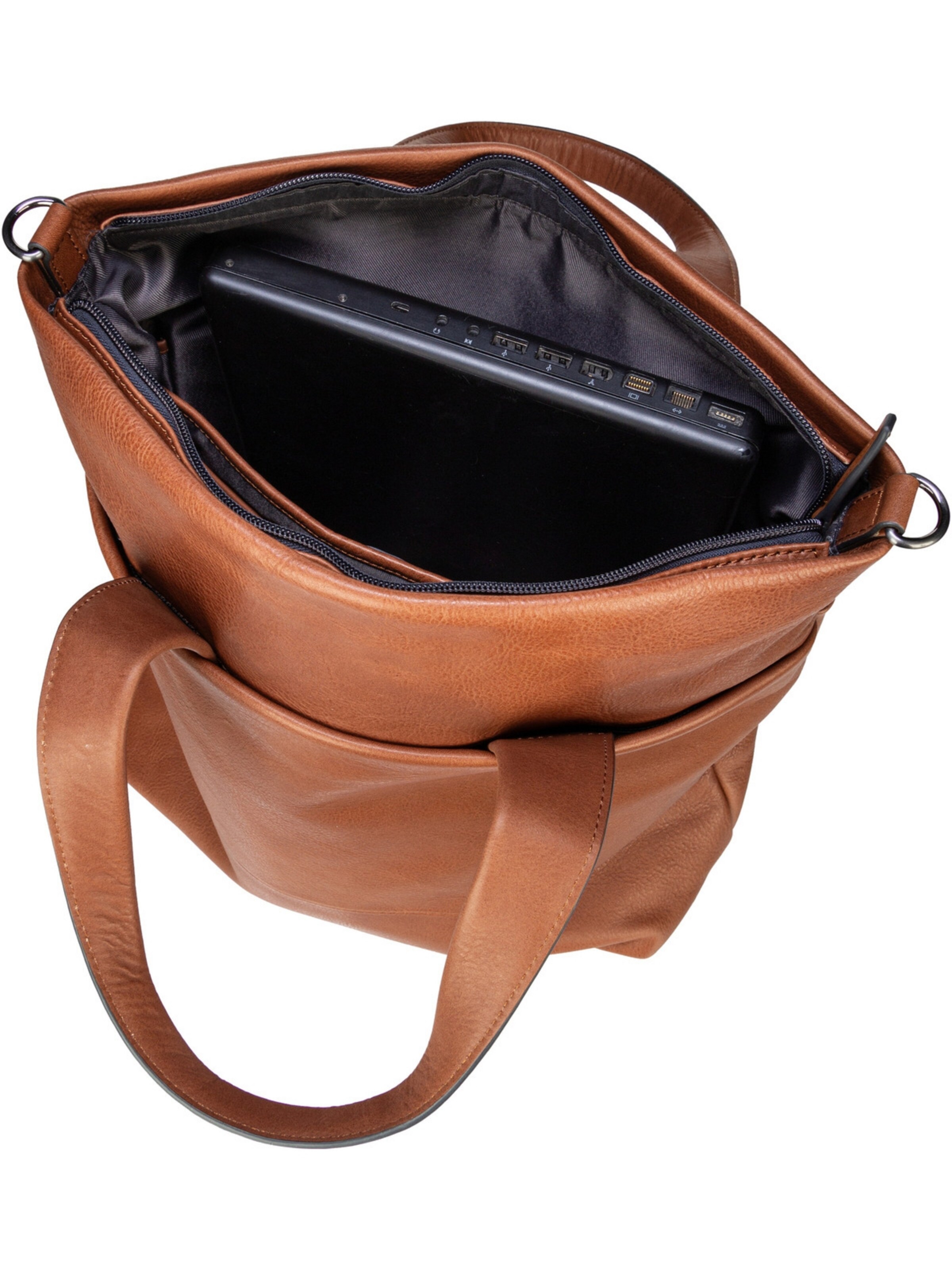 LEONHARD HEYDEN Shopper 'Hamburg' in Braun