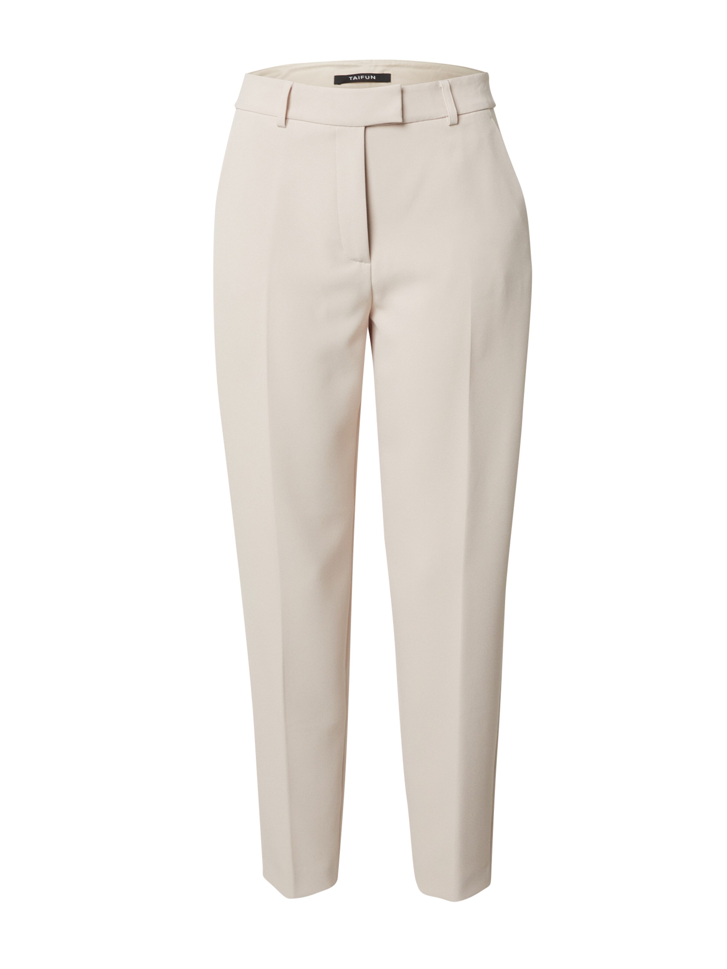 TAIFUN Zúžený Kalhoty s puky – béžová: přední strana