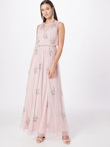 Robe de soirée Maya Deluxe en rose : devant