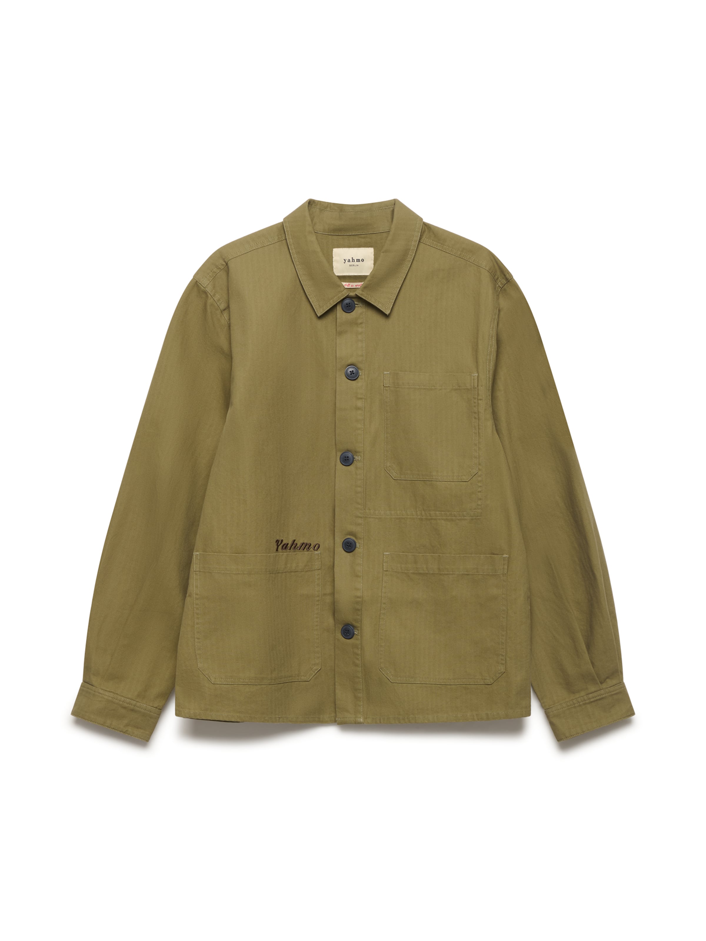 Yahmo Between-Season Jacket 'Otti' in Green: front