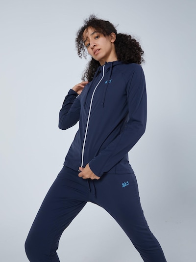 SPORTKIND Veste de sport 'Hooded Jogging Jacket' en XS en bleu marine, Vue avec produit