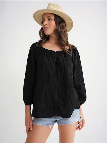 Camicia da donna di MixRay in nero