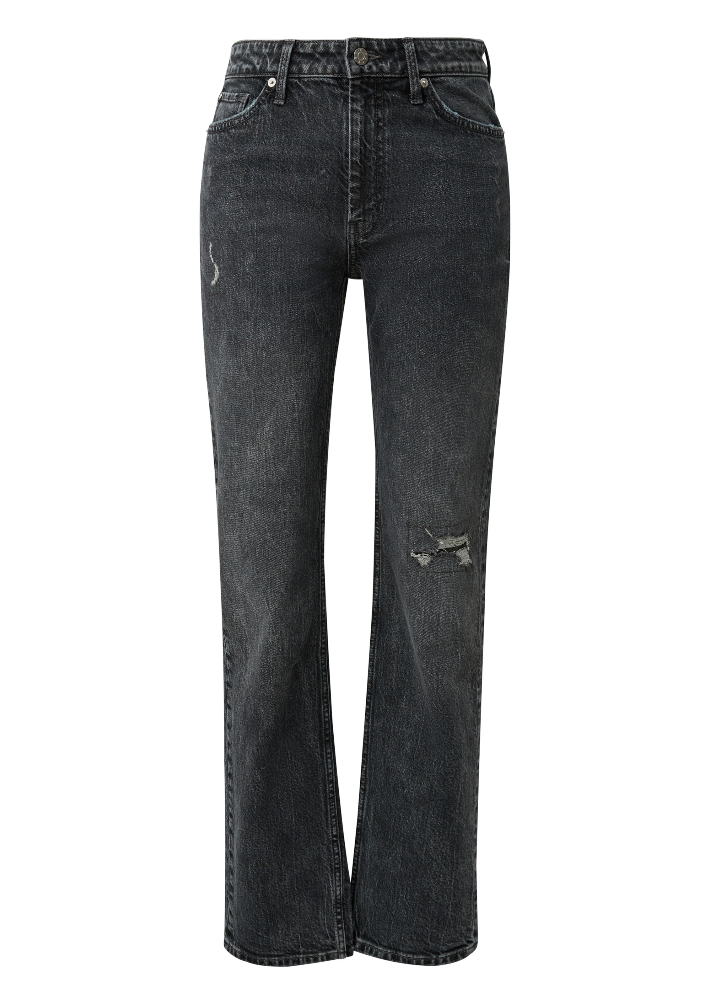 s.Oliver Regular Jeans ' KAROLIN ' in Grijs: voorkant
