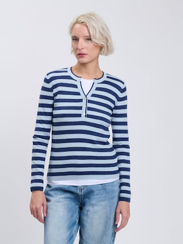 Maglietta di Influencer in blu: frontale
