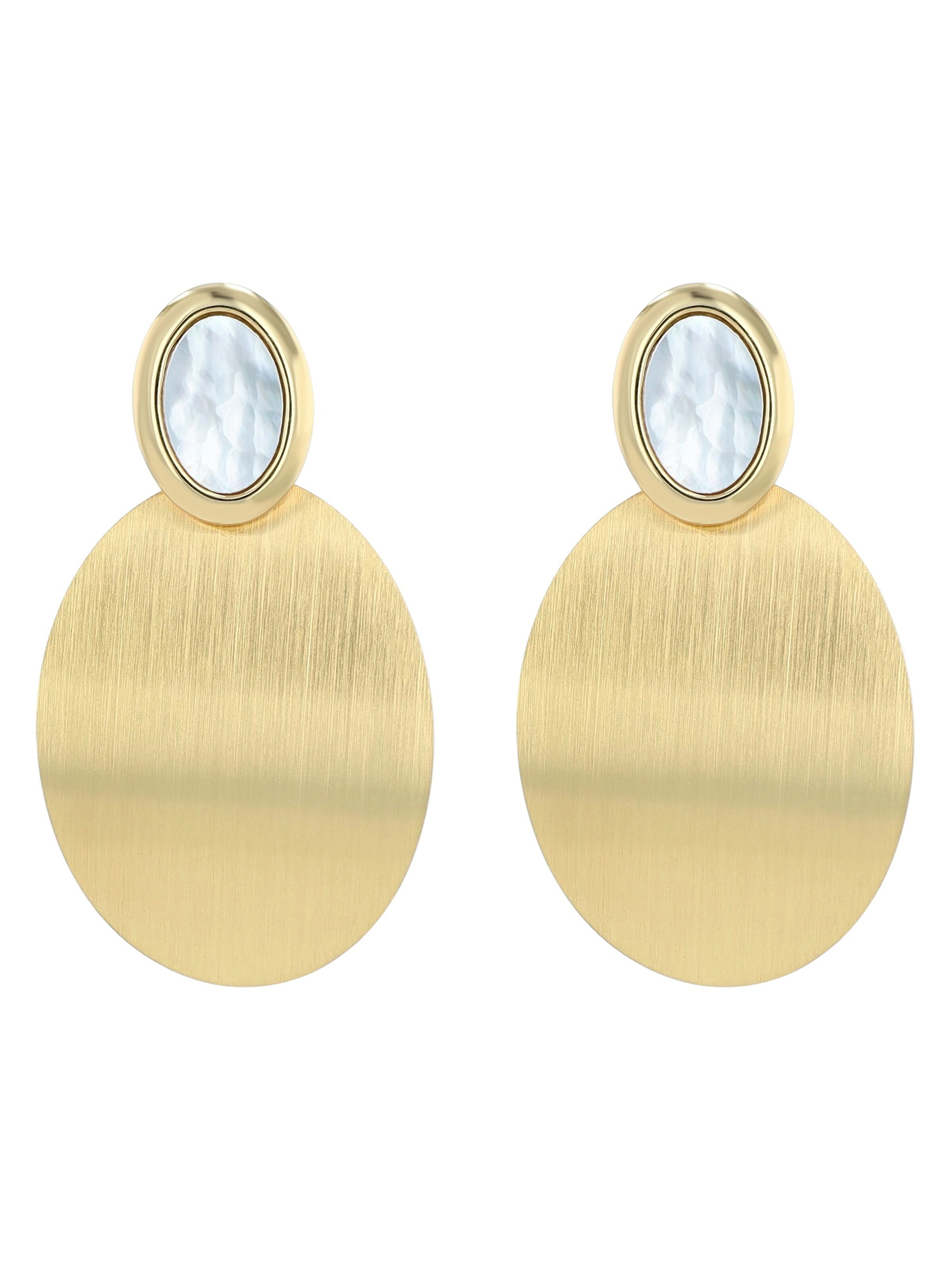 Akzent Earrings 'Valborga, langlebig' in Gold: front