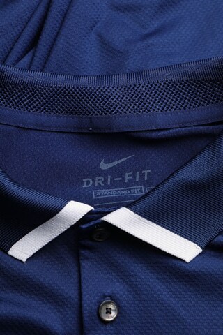 NIKE Poloshirt S in Blau