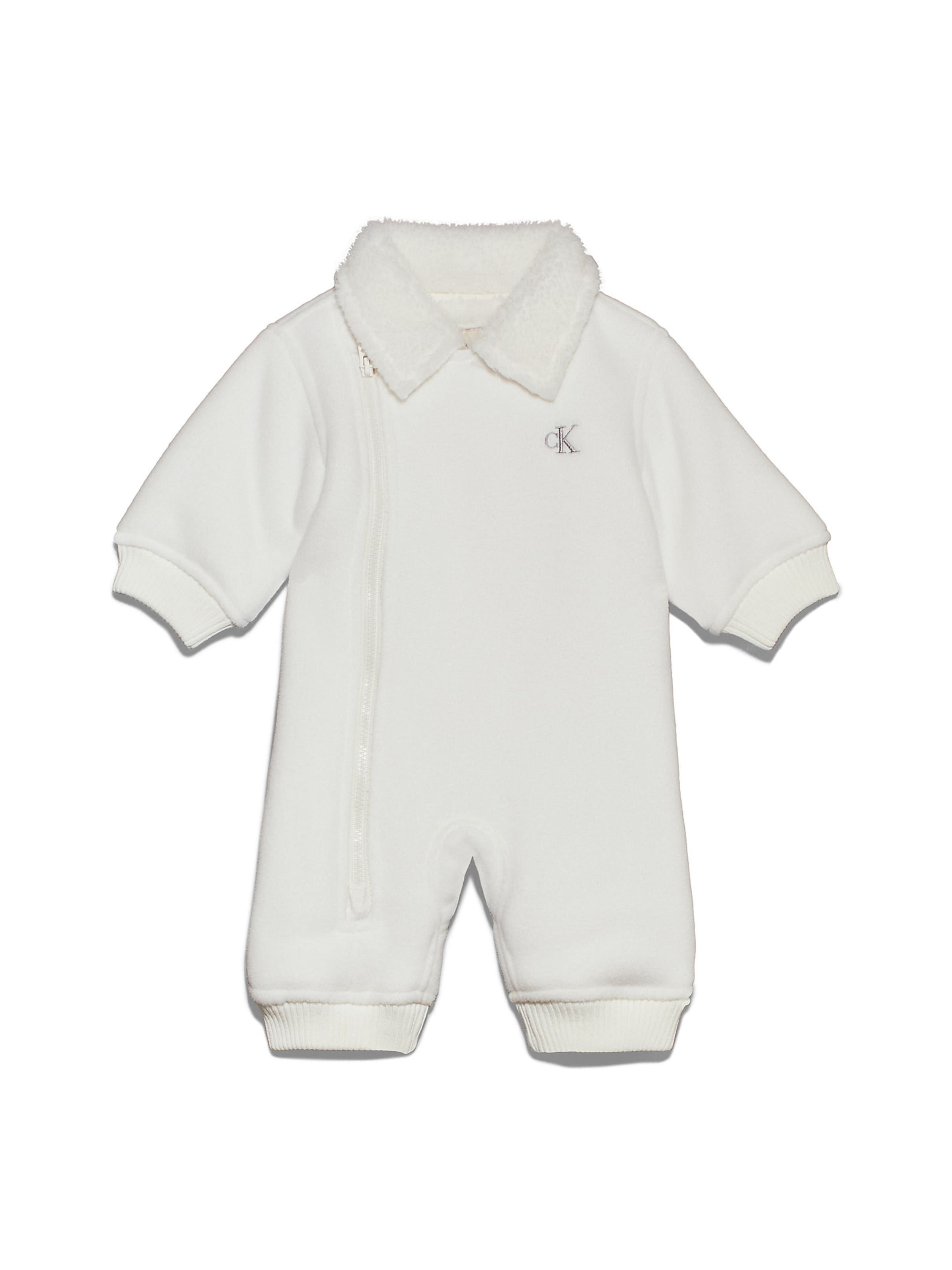 Calvin Klein Jeans Strampler/Body in Weiß: Vorderseite