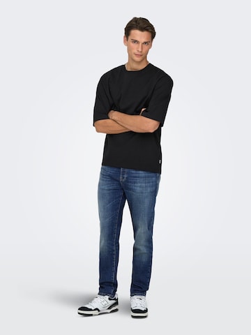 T-Shirt 'ONSRobby' Only & Sons en noir