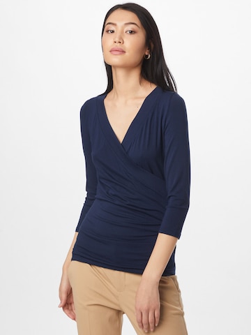 Lauren Ralph Lauren - Camisa 'ALAYJA' em azul: frente
