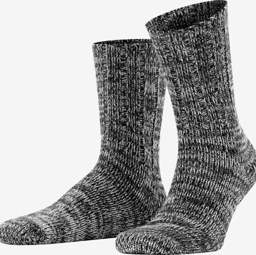 FALKE Socks 'Brooklyn' in Black: front