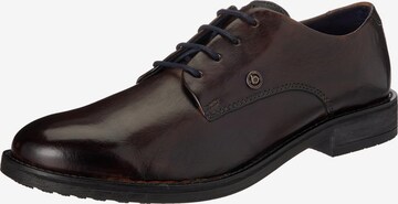 bugatti Lace-Up Shoes in Brown: front