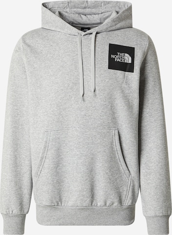 Felpa 'FINE' di THE NORTH FACE in grigio: frontale