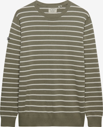Superdry Pullover 'The Merchant Store' in Grün: Vorderseite