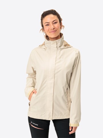 VAUDE Outdoorjas 'Escape' in Beige: voorkant