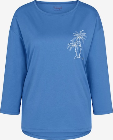TRIUMPH Longsleeve ' Red Label Mix & Match ' in Blau: Vorderseite