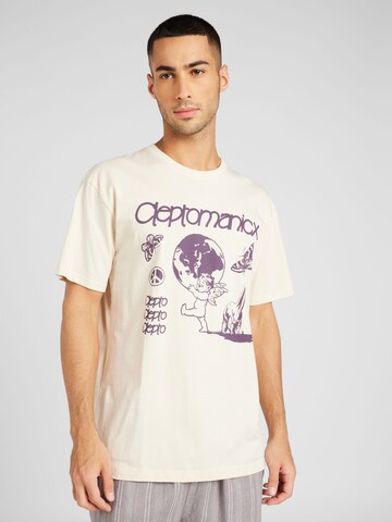 Cleptomanicx T-Shirt 'Mystery' in Beige: predná strana