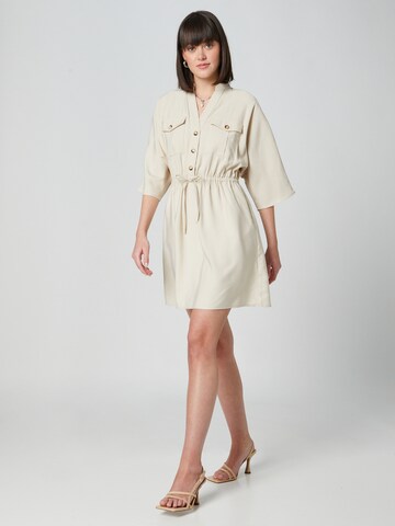 Guido Maria Kretschmer Women Shirt Dress 'Loren' in Beige