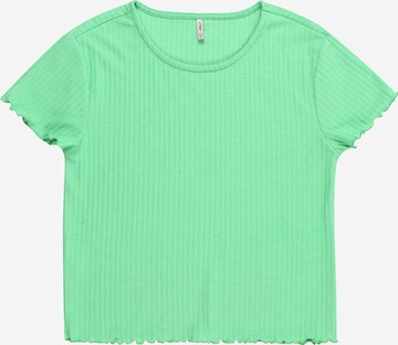 KIDS ONLY Bluser & t-shirts 'NELLA' i grøn: forside